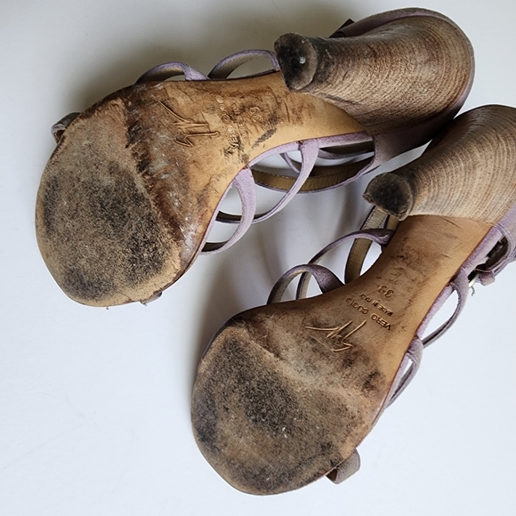 Giuseppe Zanotti Design Heeled Gladiator Sandals Size 39 - Picture 9 of 15